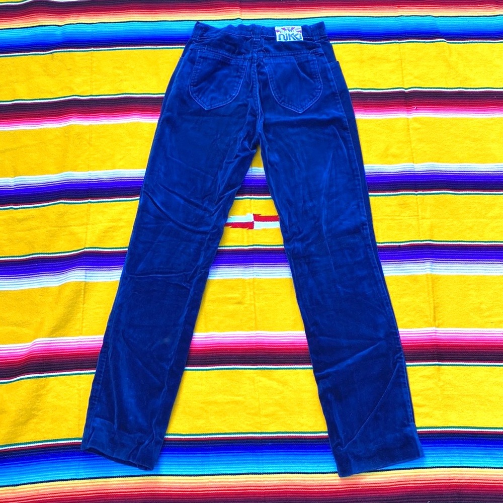 Vintage Nikki N. J. G by Anco Velvet Straight Leg Pants